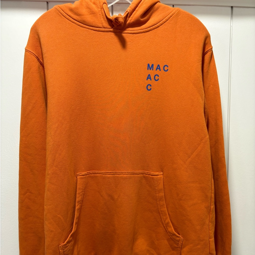 Mac Miller Hoodie Small Orange Circle Album Double Sided Hip Hop R&B 2020